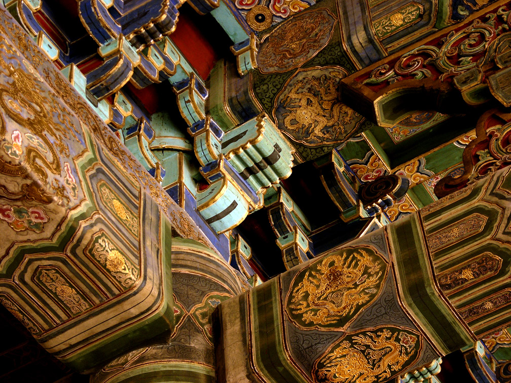 Ceiling, Forbidden City, Beijing, China, 2004