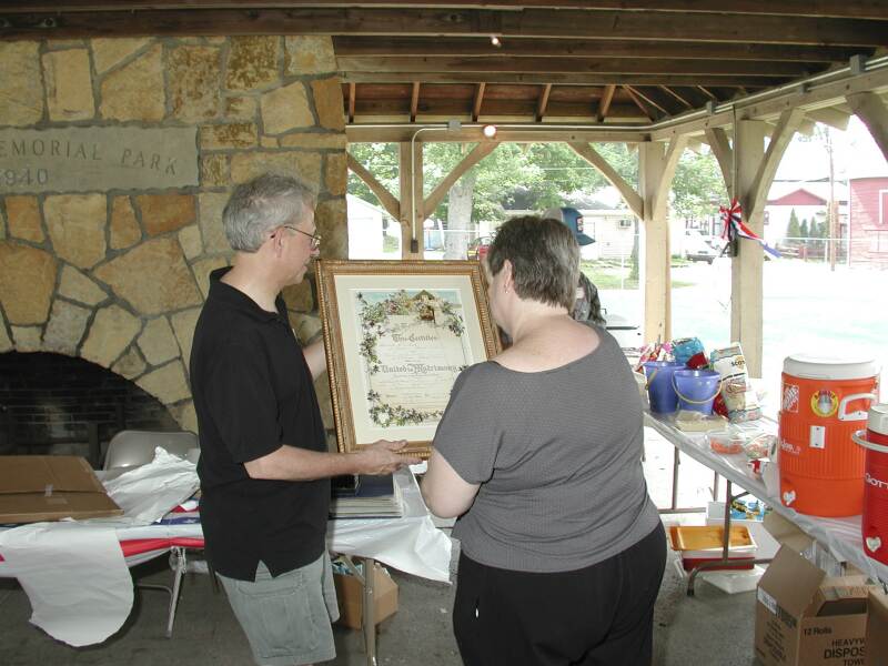 Pat & Dave Read our Grandparents Wedding Certificate