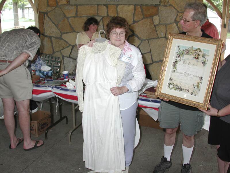 Aunt Pat & Grandma Woodcocks Wedding Dress