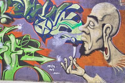 Grafitti Downtown Barcelona, Spain