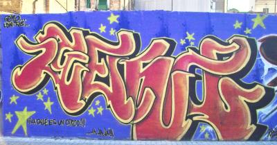 Grafitti Downtown Barcelona, Spain