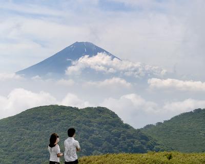 Mt. Fuji and the Phone Camera Couple