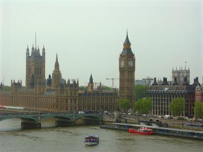 Big Ben - Houses of Parliament taken from London Eye