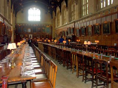 College Dining Room - recently famous because of Harry Potter