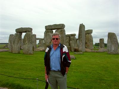 Dave at Stonehenge