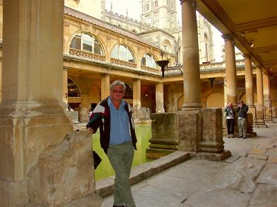Dave at the Old Roman Baths