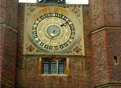 Clock at Hampton Court.