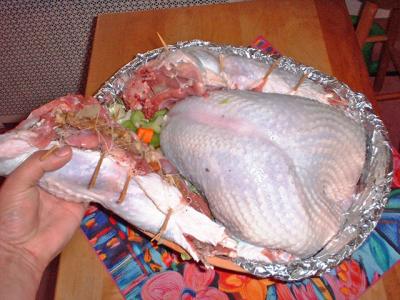 deconstructed roast turkey (info)