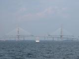 Cooper River Bridge under construction, Charleston, SC