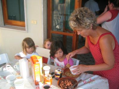 Breakfast on the veranda