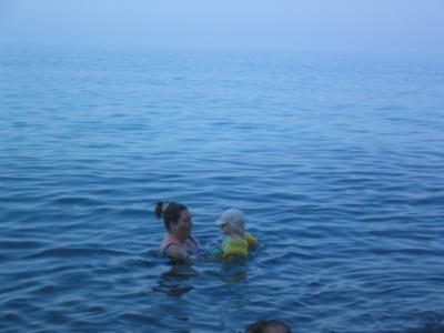 The water is really this blue