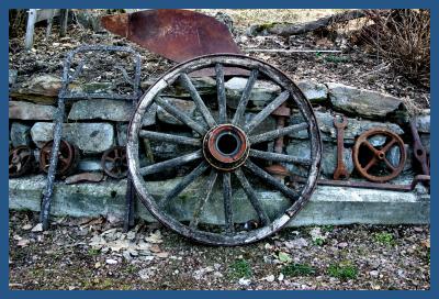Old wagon wheel #2