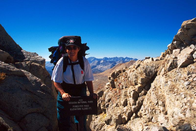 At the top of Forester Pass (13200)