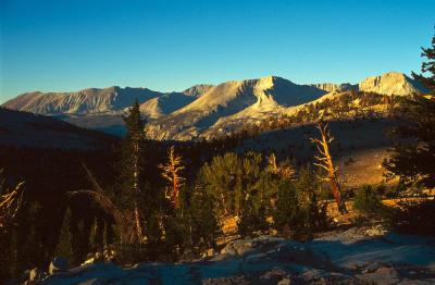 Sunrise on the Milestone Creek Trail Below Lake South America