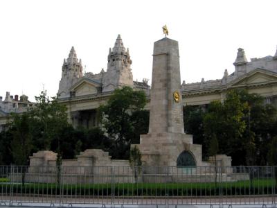The only soviet monument still standing in the center of Budapest