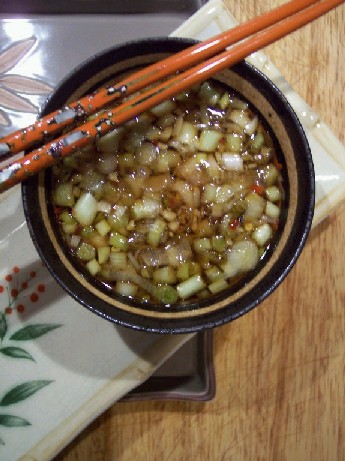Chef Bevs Soy Ginger Dipping Sauce (for dumplings or potstickers) #62708