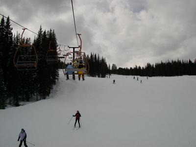 View from the lift.