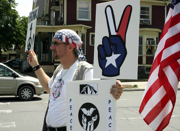 July 13, 2004 - Peace protest