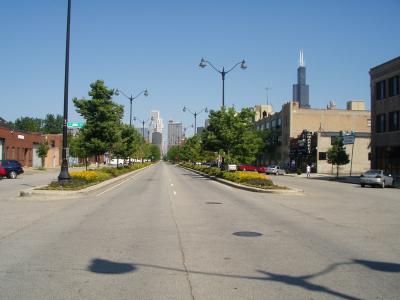Randolph Street, looking toward the Loop