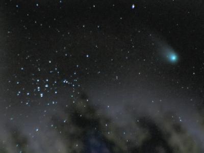 Comet NEAT and Beehive Cluster