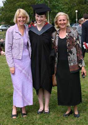 with Mum and Step-mother