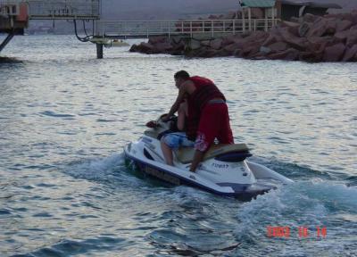 jet skiing