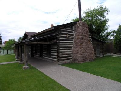 Outside the museum proper is Russell's studio and house. This is the studio, which now contains an exhibit of Plains Indians artifacts collected by Russell, as well as his studio preserved as it was when he died in 1926.