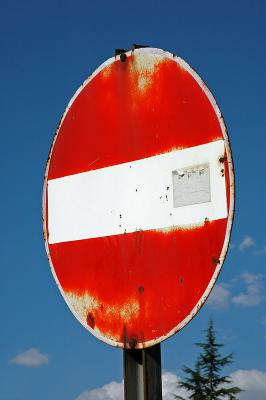 No Entry ~sample only~not for voting