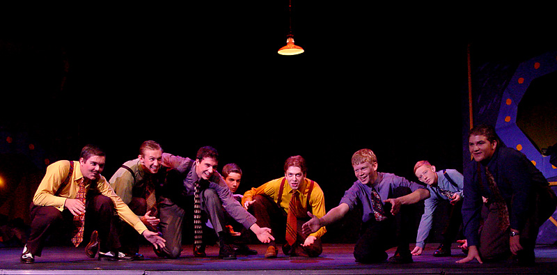 Guys and Dolls 6  crap shooters by Katherine Kenison