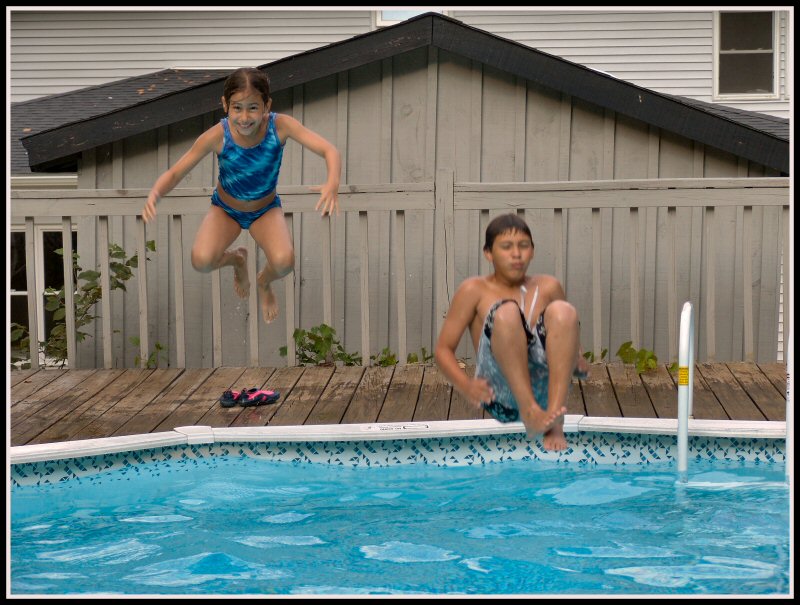  Into the Pool   by Troy