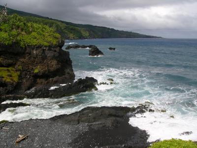 Ohe'o Gultch Meets The Sea