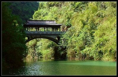 Bridge near Three Gorges Village