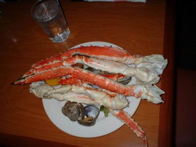 here's the crab legs