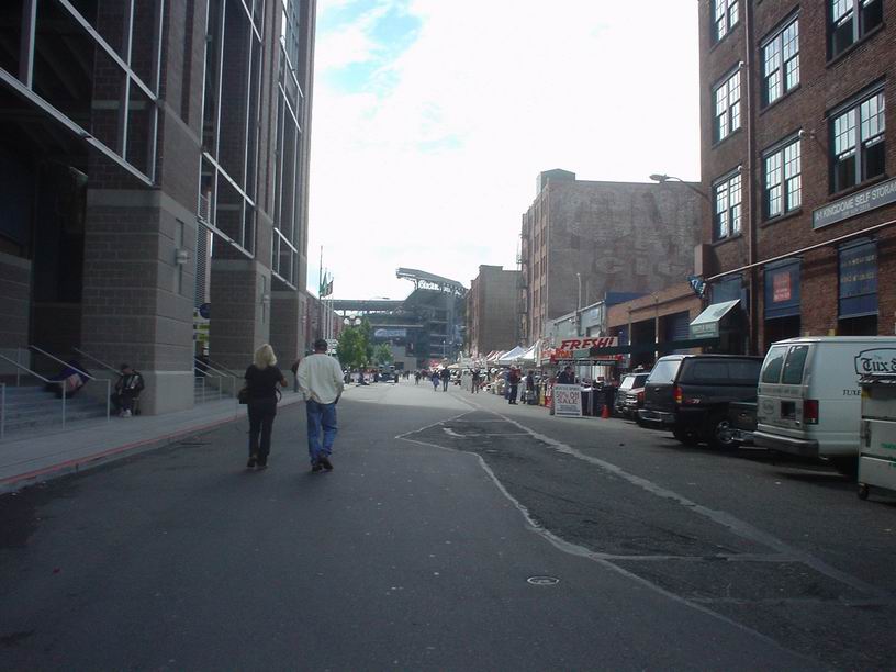 back alley to the game.