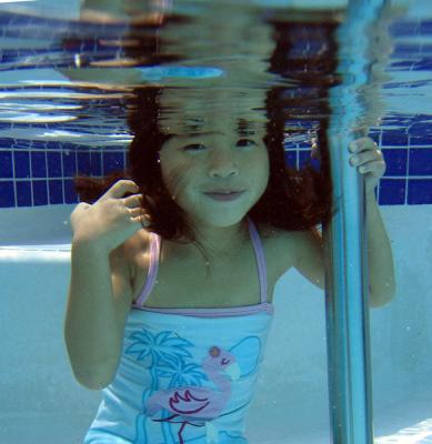 underwater, children, portrait