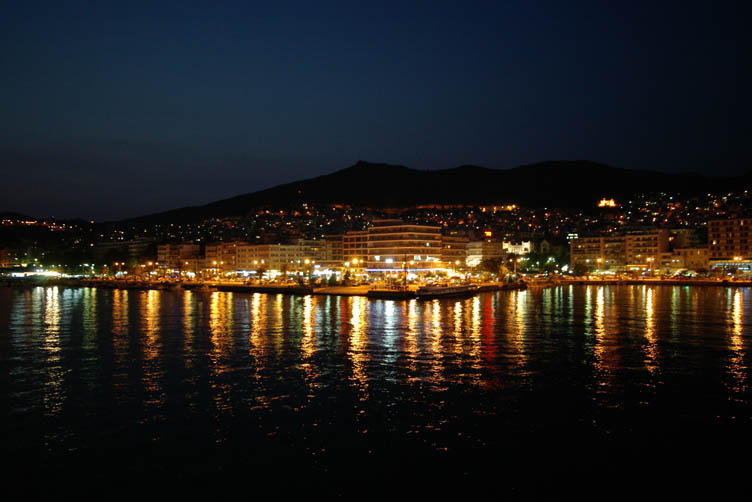 Kavala by night