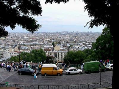 Overview of Paris from Sacre Coeur