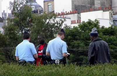 Police checking documents