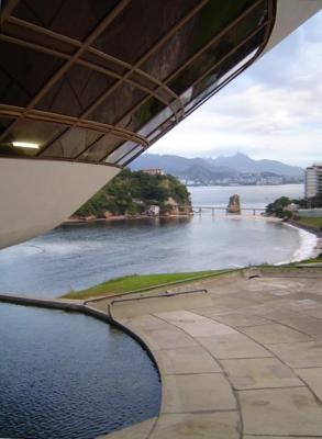 Vista parcial da Ilha de Boa Viagem e Rio-Partial view of Boa Viagem Island & Rio