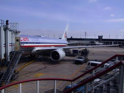 The 767 that will take us to Hawaii