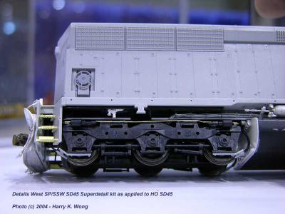 Details West: New SP/SSW SD45 Detail Kit - rear view