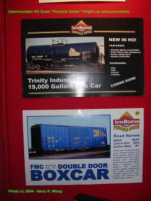 Intermountain HO: Details of New Pinnacle Series freight cars