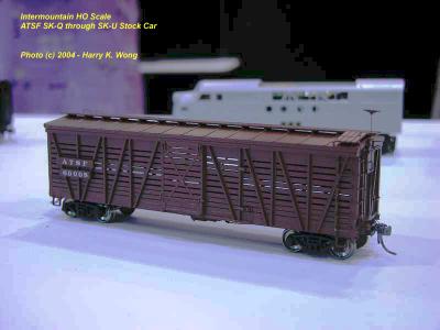 Intermountain HO: New ATSF SK-Q thru SK-U Stock Car