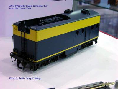 Coach Yard HO: ATSF 9000-04 Steam Generator Car