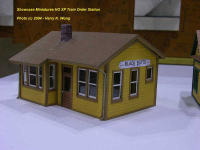 Showcase Minatures HO: Lasercut Kit for SP Black Butte Train order office