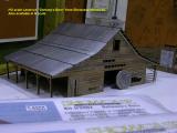 Showcase Minatures HO & N: Lasercut Barn (HO version shown)