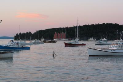 Sailboat at Bar Harbor