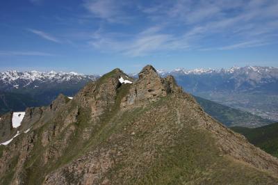 Mont Gautier summit ridge
