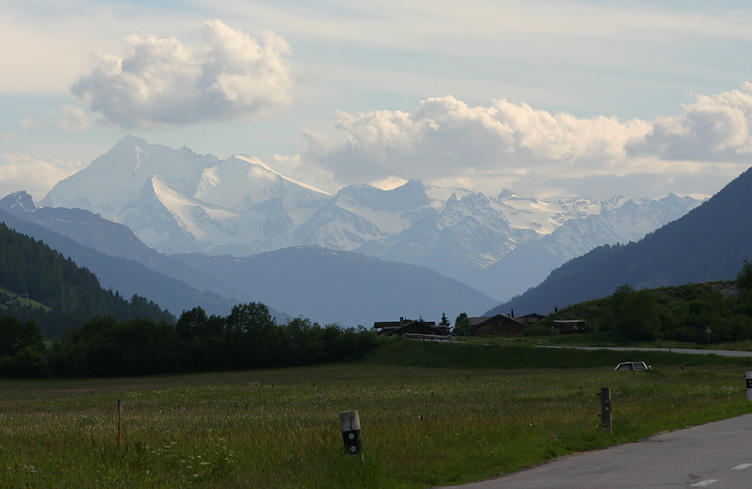 Weisshorn from the Goms valley