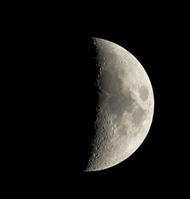 Moon over my house